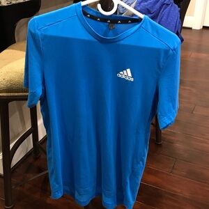 Adidas Men's Vibrant Blue Short Sleeve Tee
